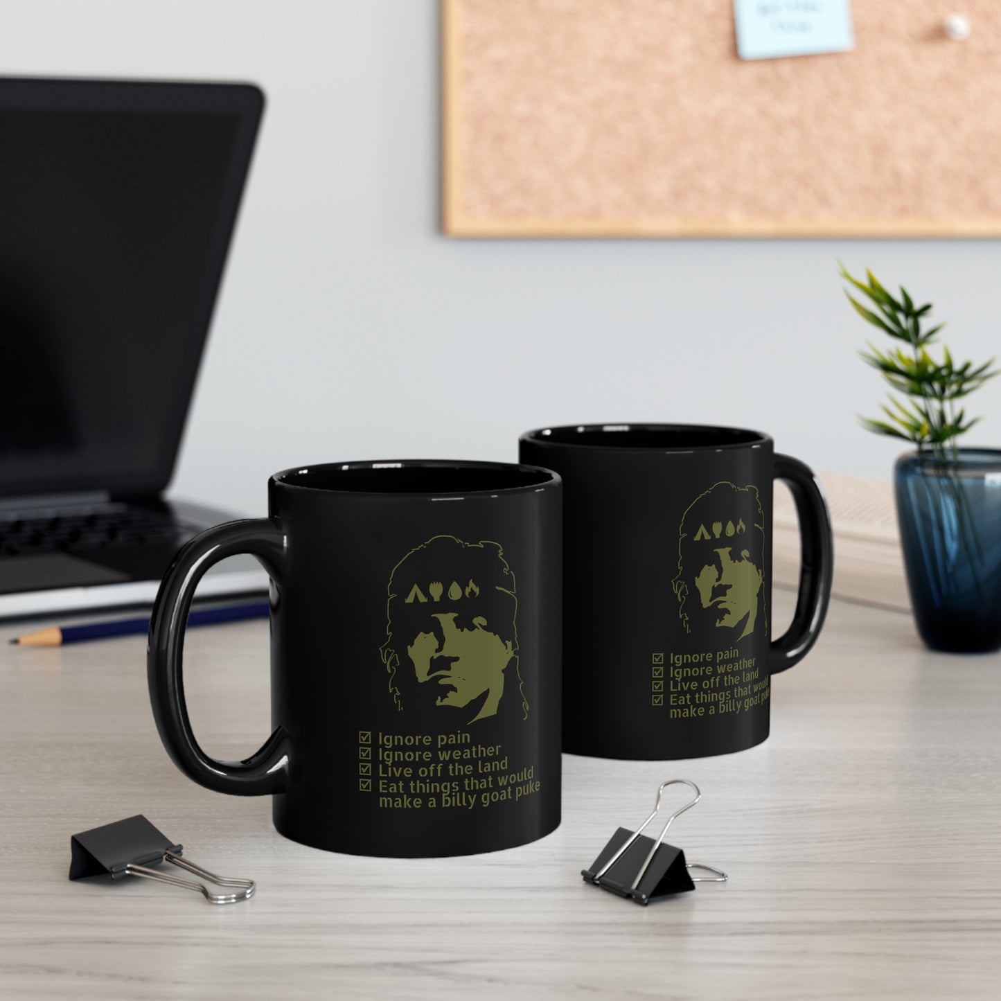 John J. Black Mug