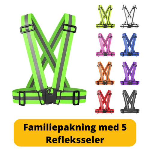 Reflective Vest 5-Pack - Family Bundle