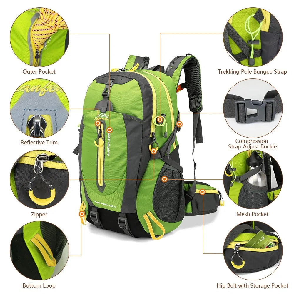 Waterproof Climbing Backpack