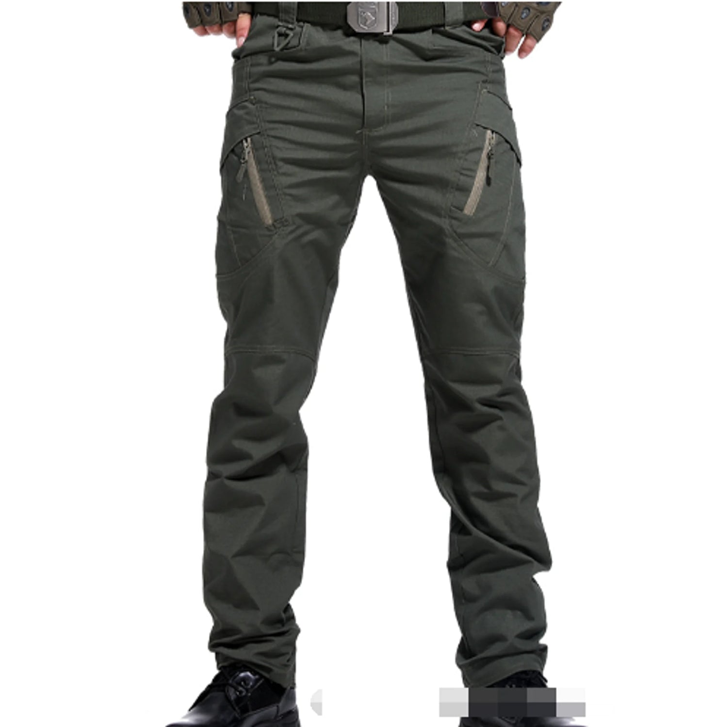 New Mens Tactical Pants Multiple Pocket Elasticity Military