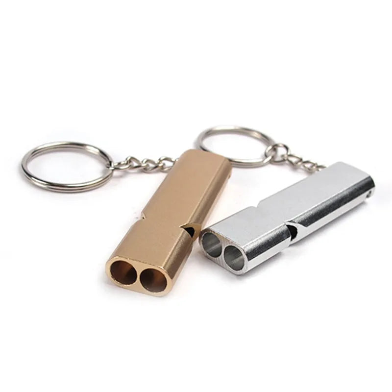 Dual-tube Survival Whistle