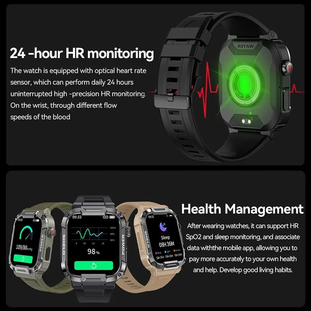 Outdoor Military Smart Watch