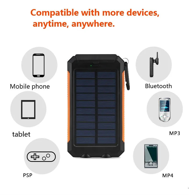 Waterproof Solar Power Bank