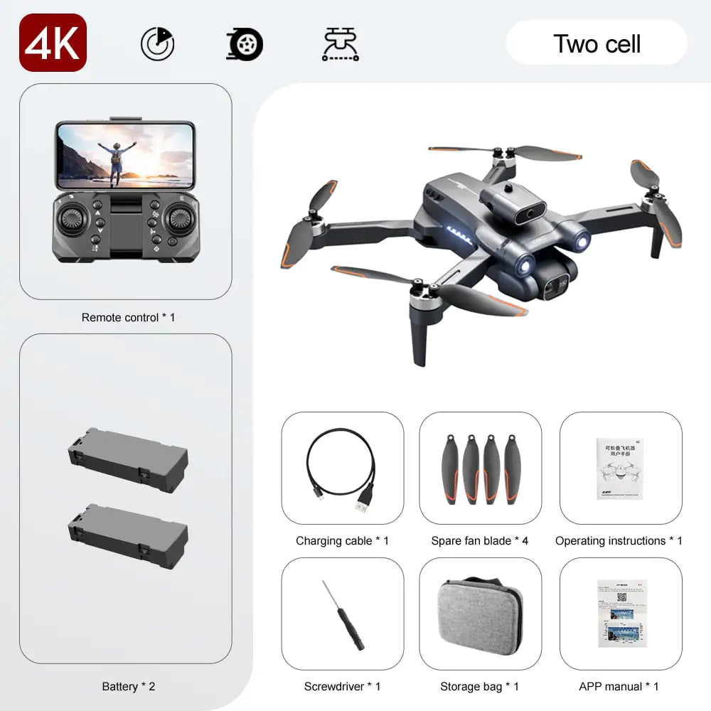 Professional 8K/6K/4K HD Quadcopter S1S Drone with Intelligent Obstacle Avoidance